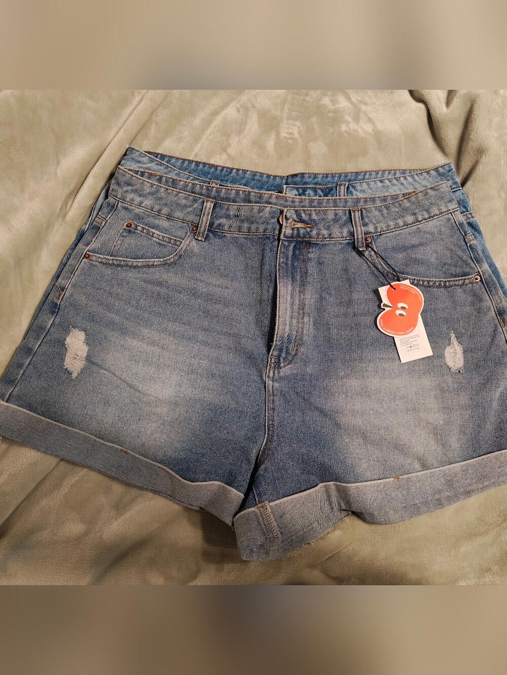Cider's High-rise Denim Shorts